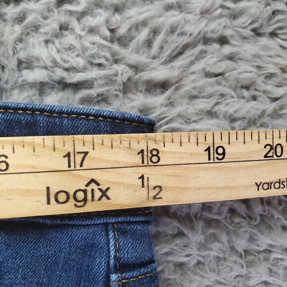 Loft Plus Jeans Womens Size 16 Blue High Waist Skinny Denim Stretch - Picture 7 of 14